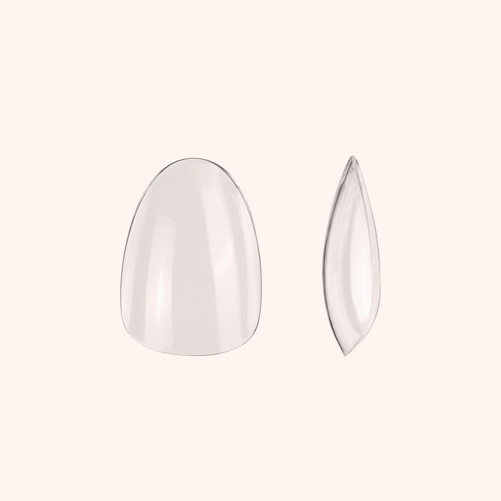 Soft Gel Nail Tips Rounded Almond Shape 500 in Tipbox 2