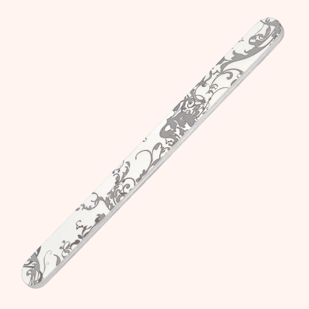 ProfiVijl met Ornamenten zilver op wit (240/240)