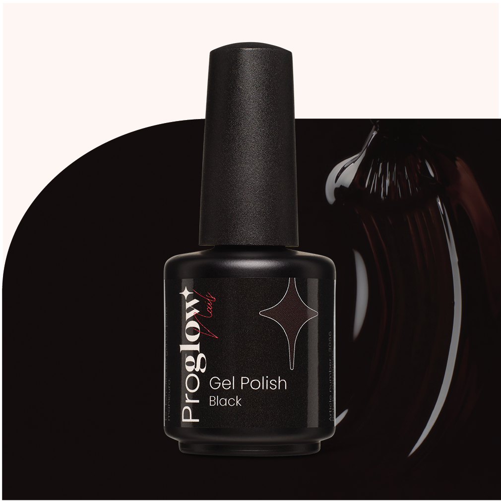 3066 Gel Polish Black 1