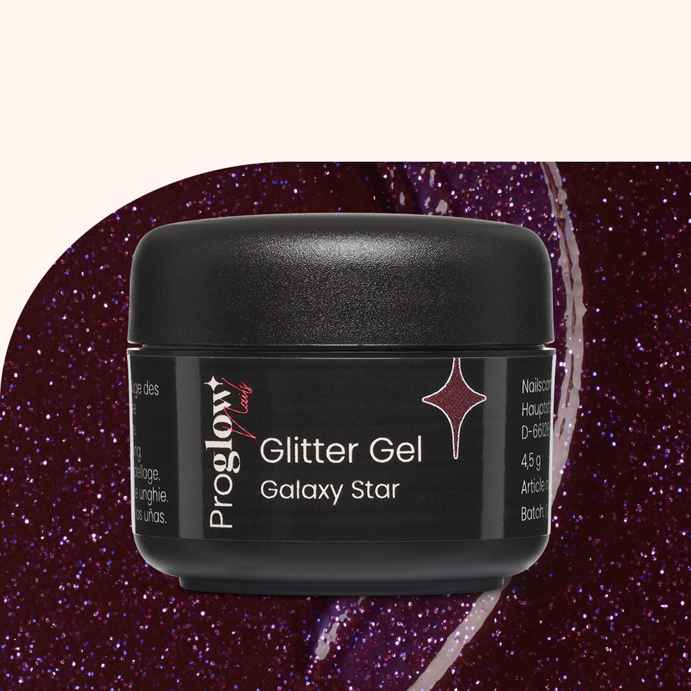 Glitter Gel Galaxy Star