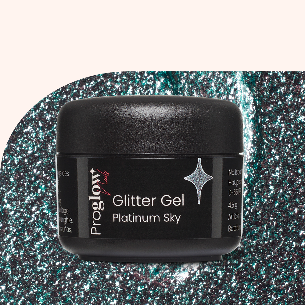 Glam Glitter Gel Platinum Sky