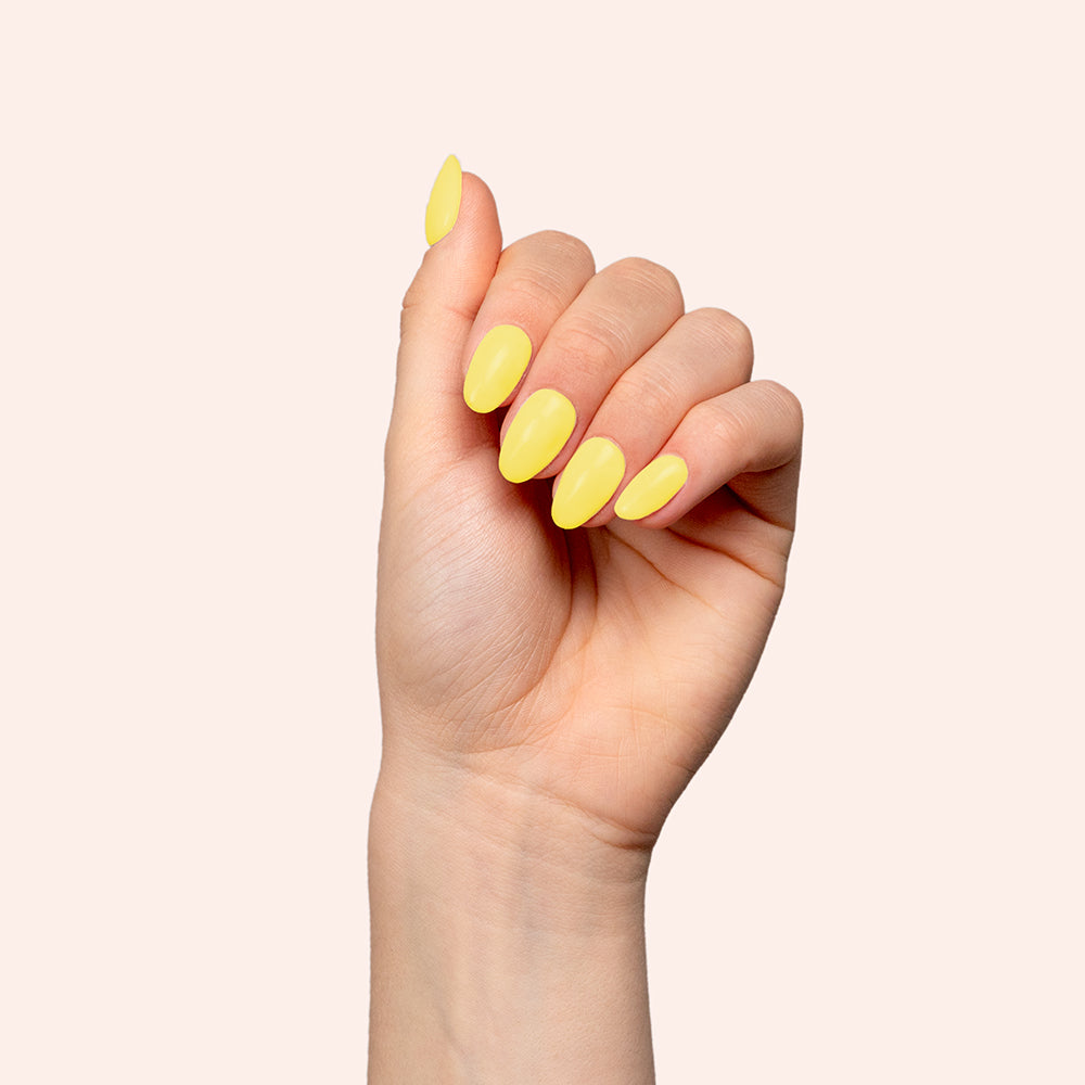 Gel Polish Shellac Yellow Sun