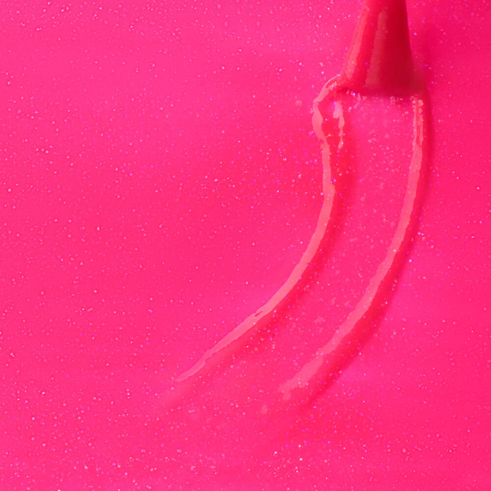 Gel Polish Gellak Neon Pink Glitter