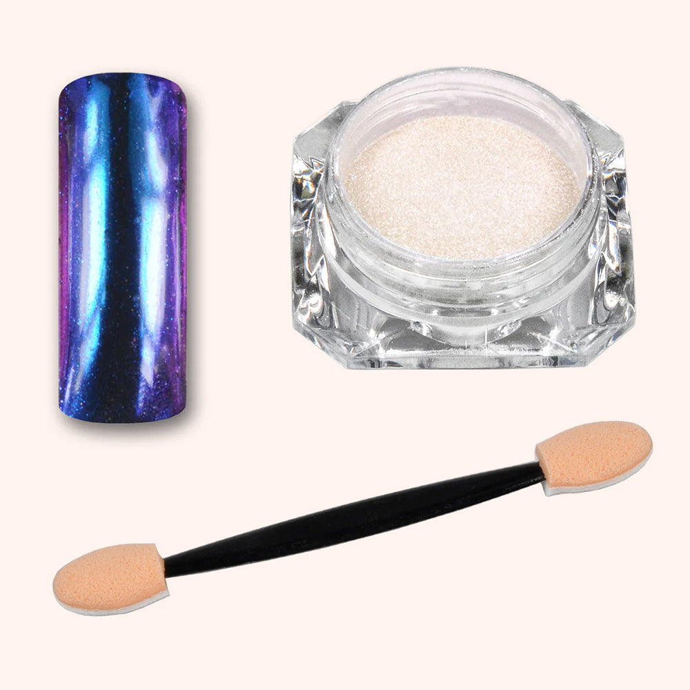 Mirror Chrome Puder Blue Reflection