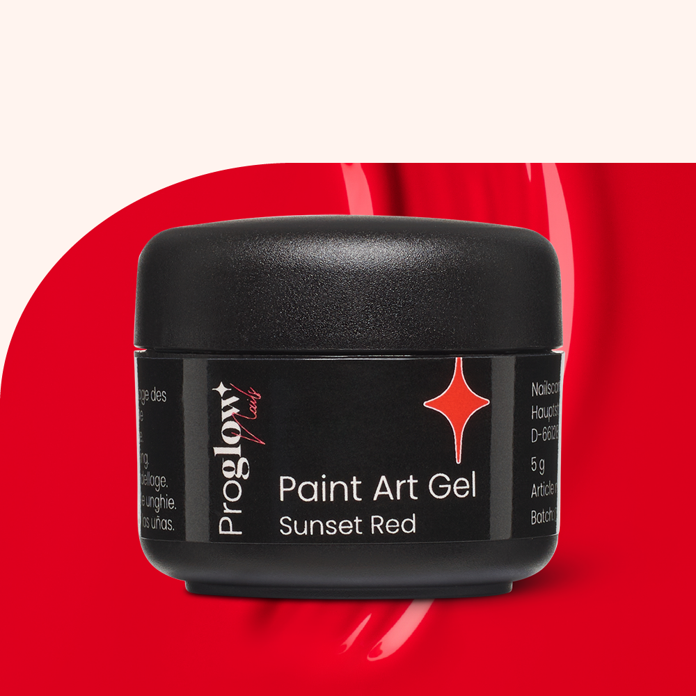 Paint Art Gel Sunset Red