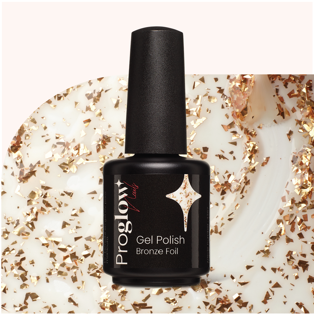 4367 Gel Polish Bronze Foil 1