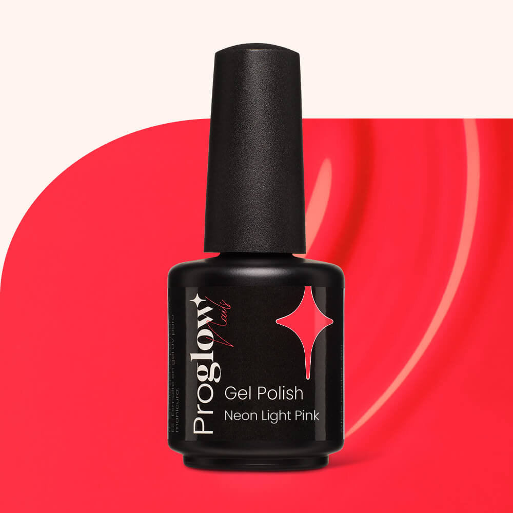 Gel Polish Shellac Neon Light Pink