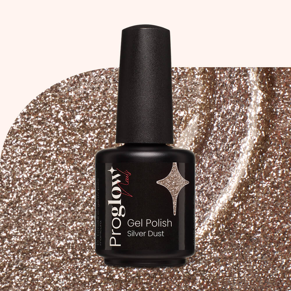 Gel Polish Gellak Silver Dust