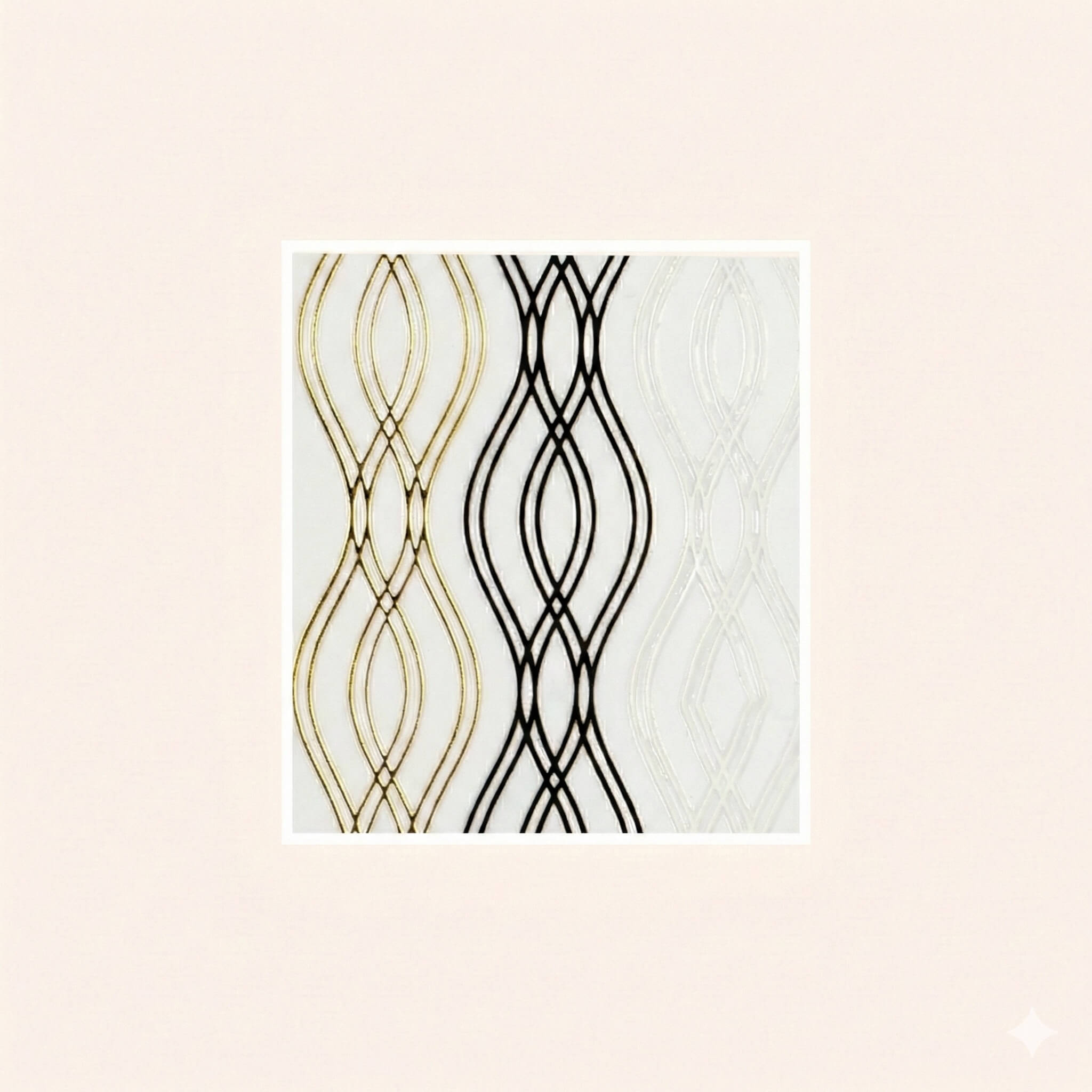 Modern Sticker Wavy 1