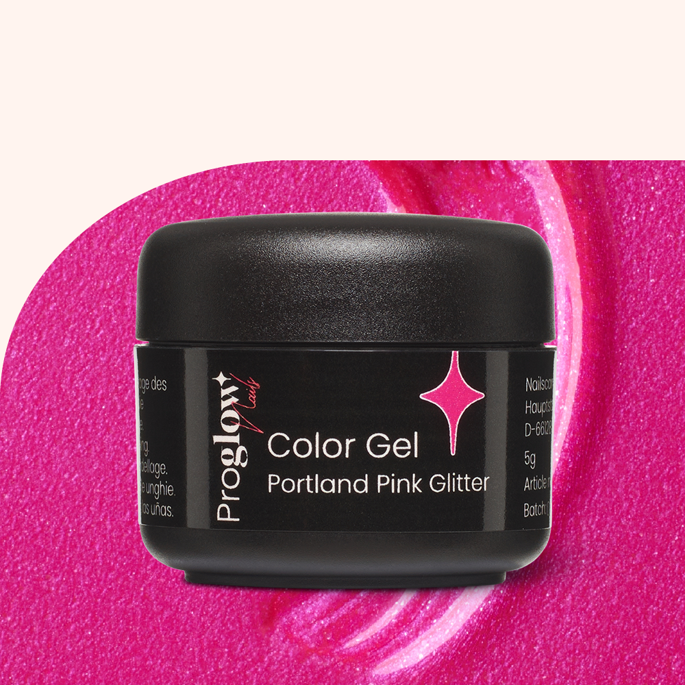 Color Gel Portland Pink Glitter