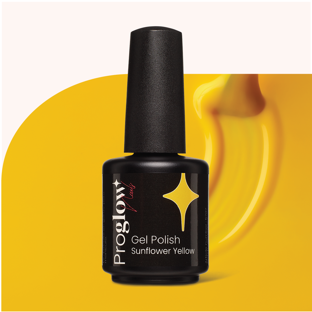 5707 Gel Polish Sunflower Yellow 1