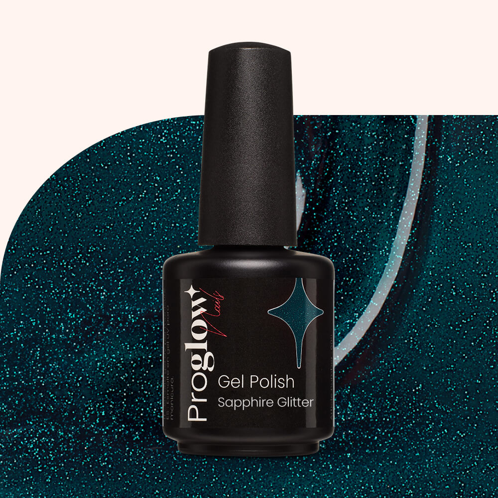 Gel Polish Gellak Sapphire Glitter