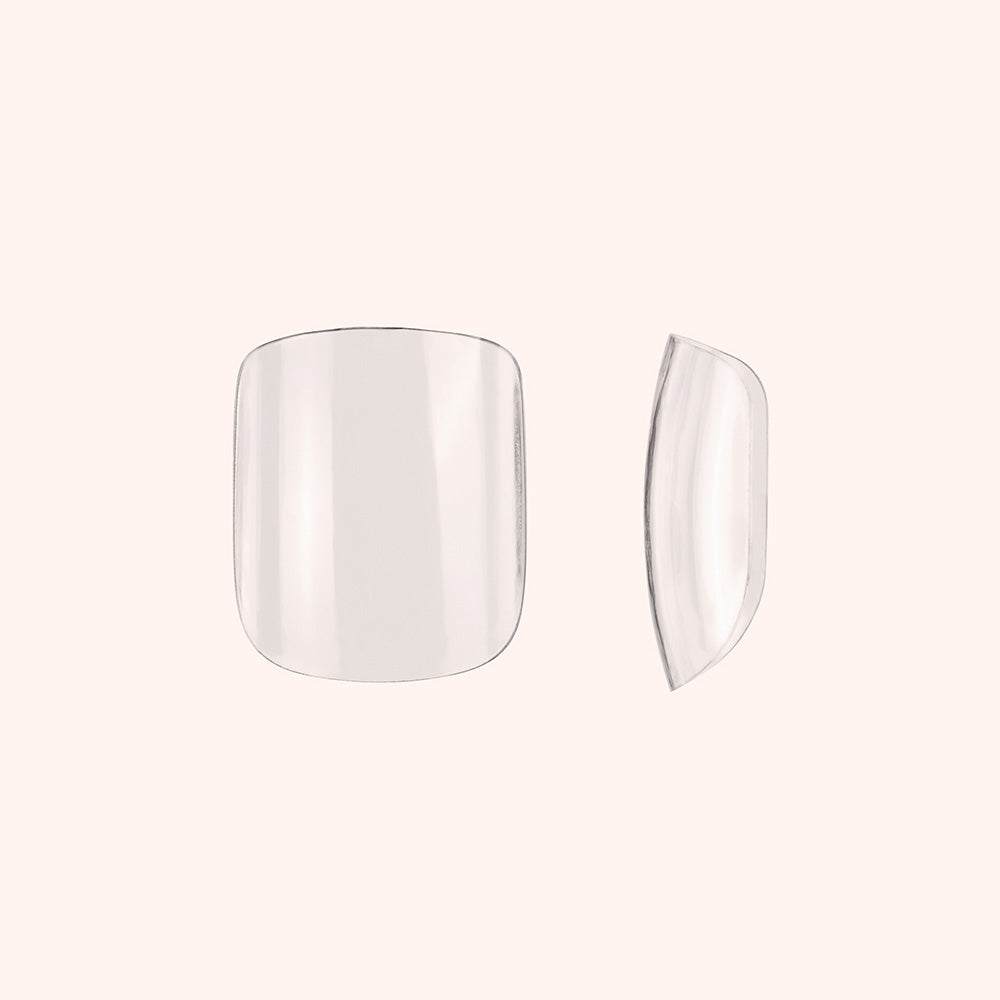 Soft Gel Nail Tips Large Short Square Shape 504 in Tipbox 2