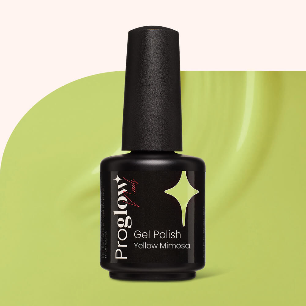 Gel Polish Shellac Yellow Mimosa