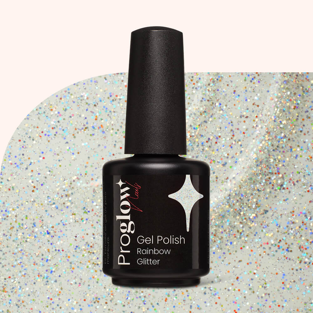Gel Polish Gellak Rainbow Glitter