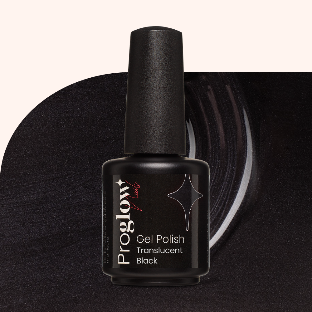 6003 Gel Polish Translucent Black 1