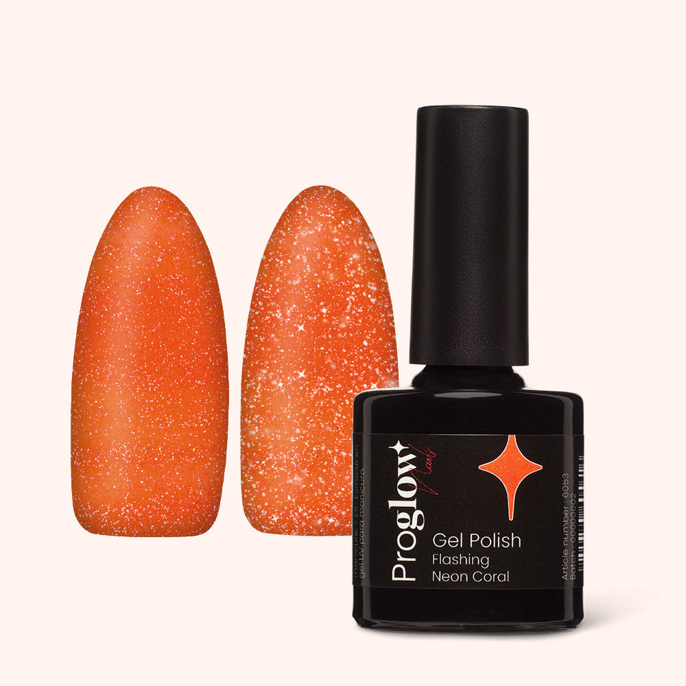 Gel Polish Gellak Flashing Neon Coral