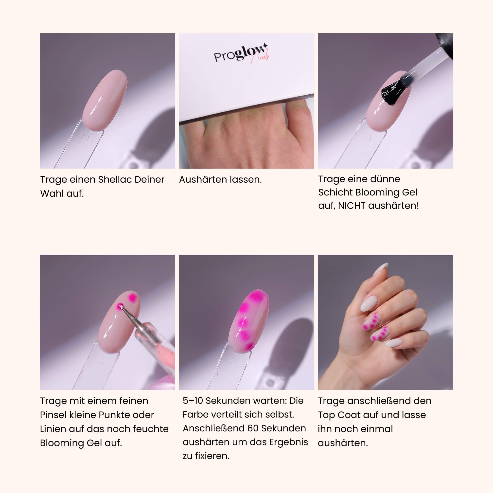 Gel Polish Shellac Blooming Gel