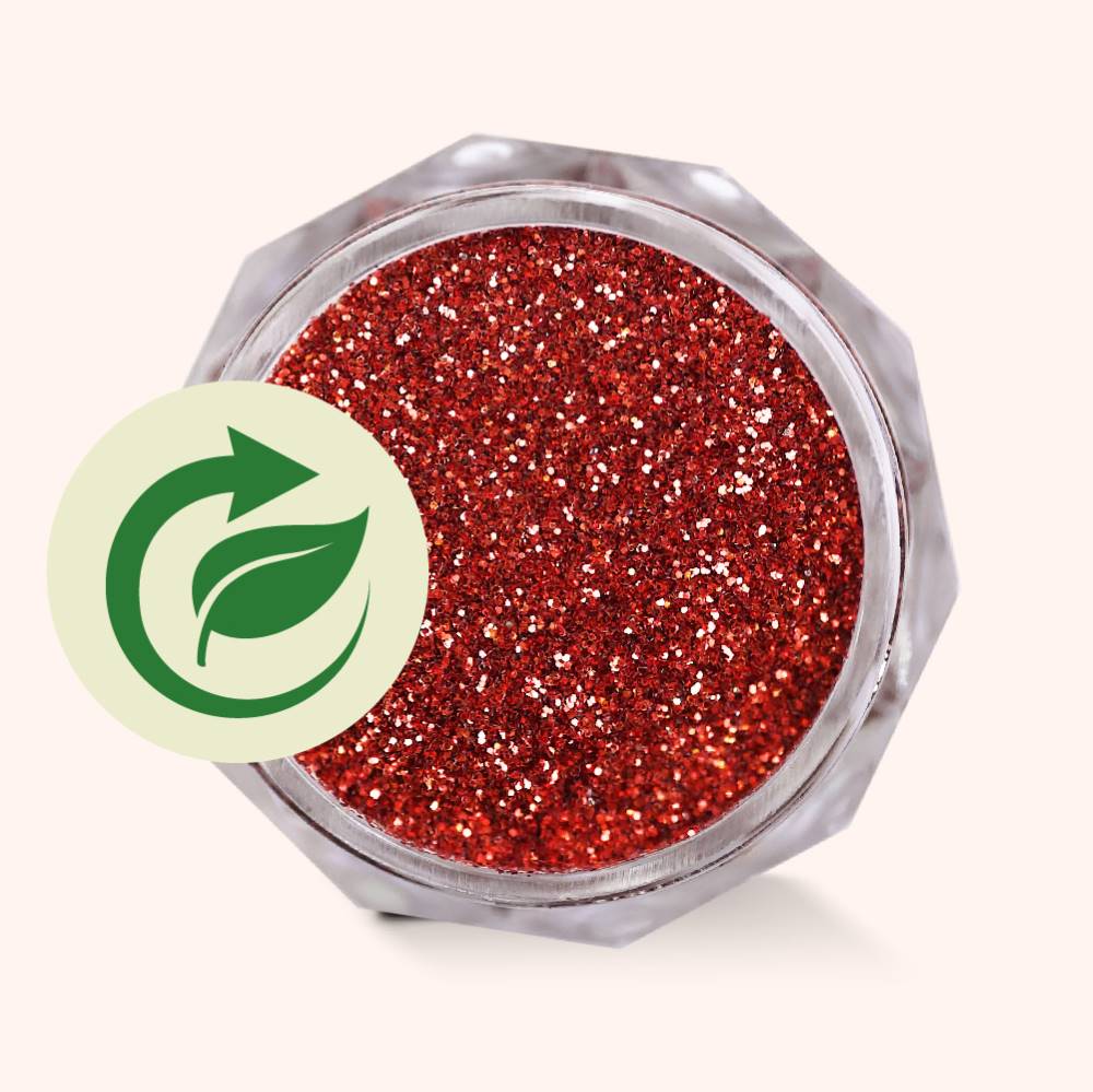 Bio Glitter Pink Red