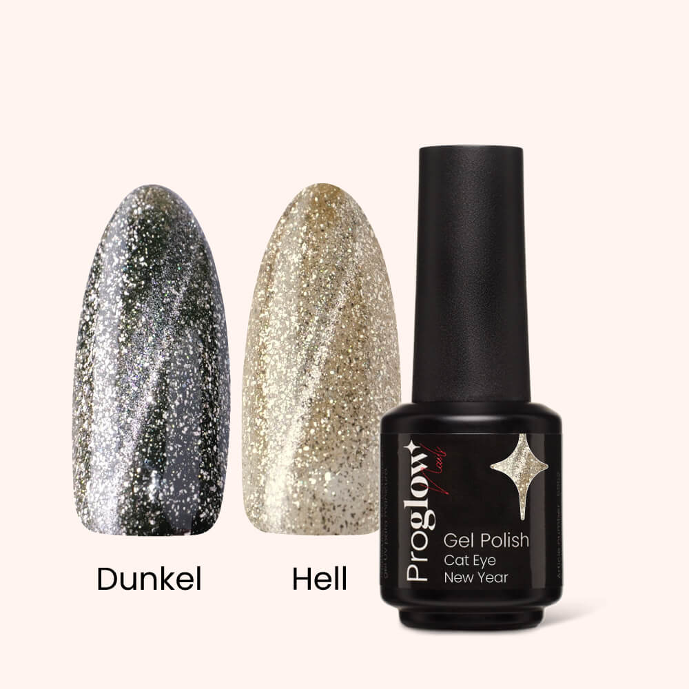 Gel Polish Shellac Cat Eye New Year