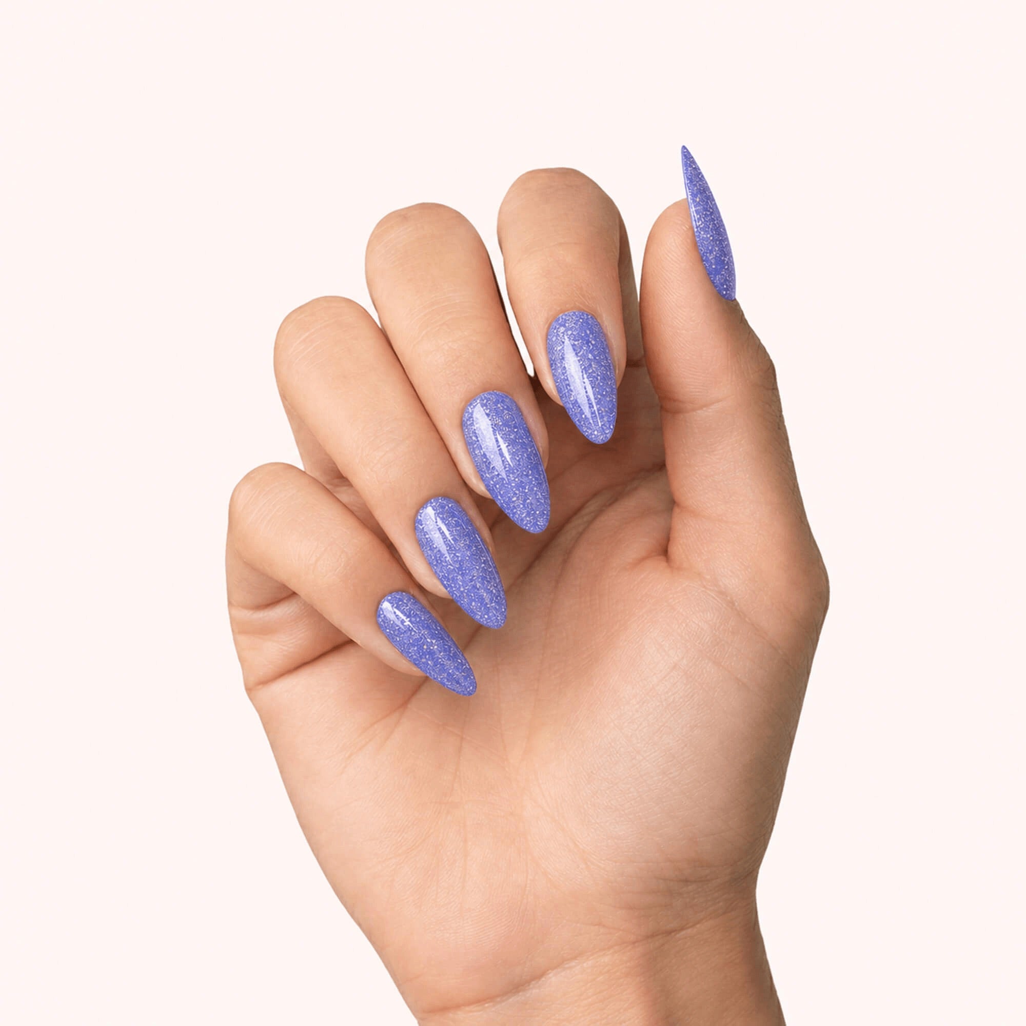 Gel Polish Gellak Amethyst Glitter