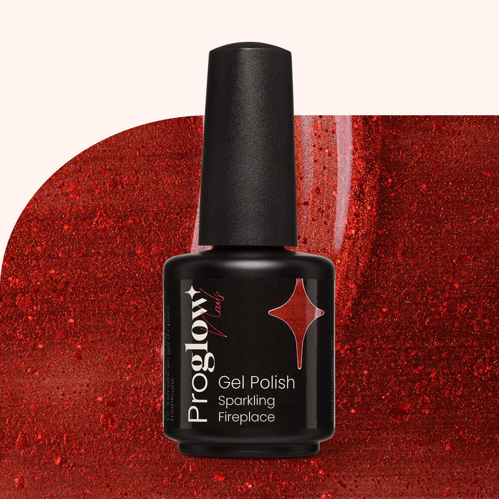 Gel Polish Gellak Sparkling Fireplace