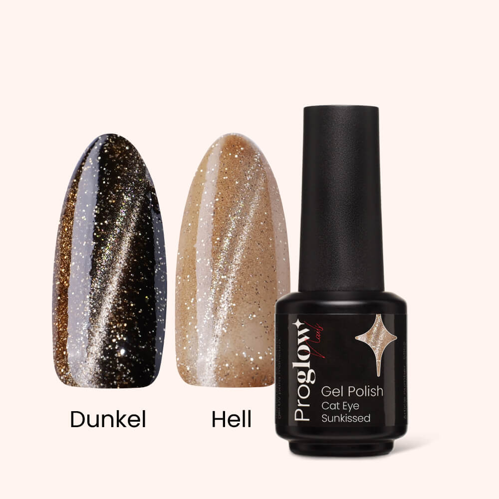 Gel Polish Shellac Cat Eye Sunkissed