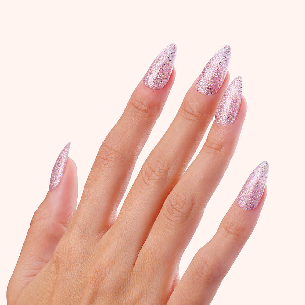 Gel Polish Gellak Pink Christmas Lights