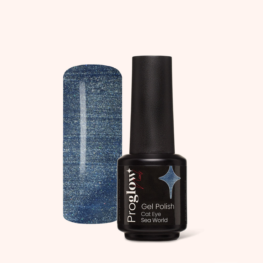 Gel Polish Shellac Cat Eye Sea World