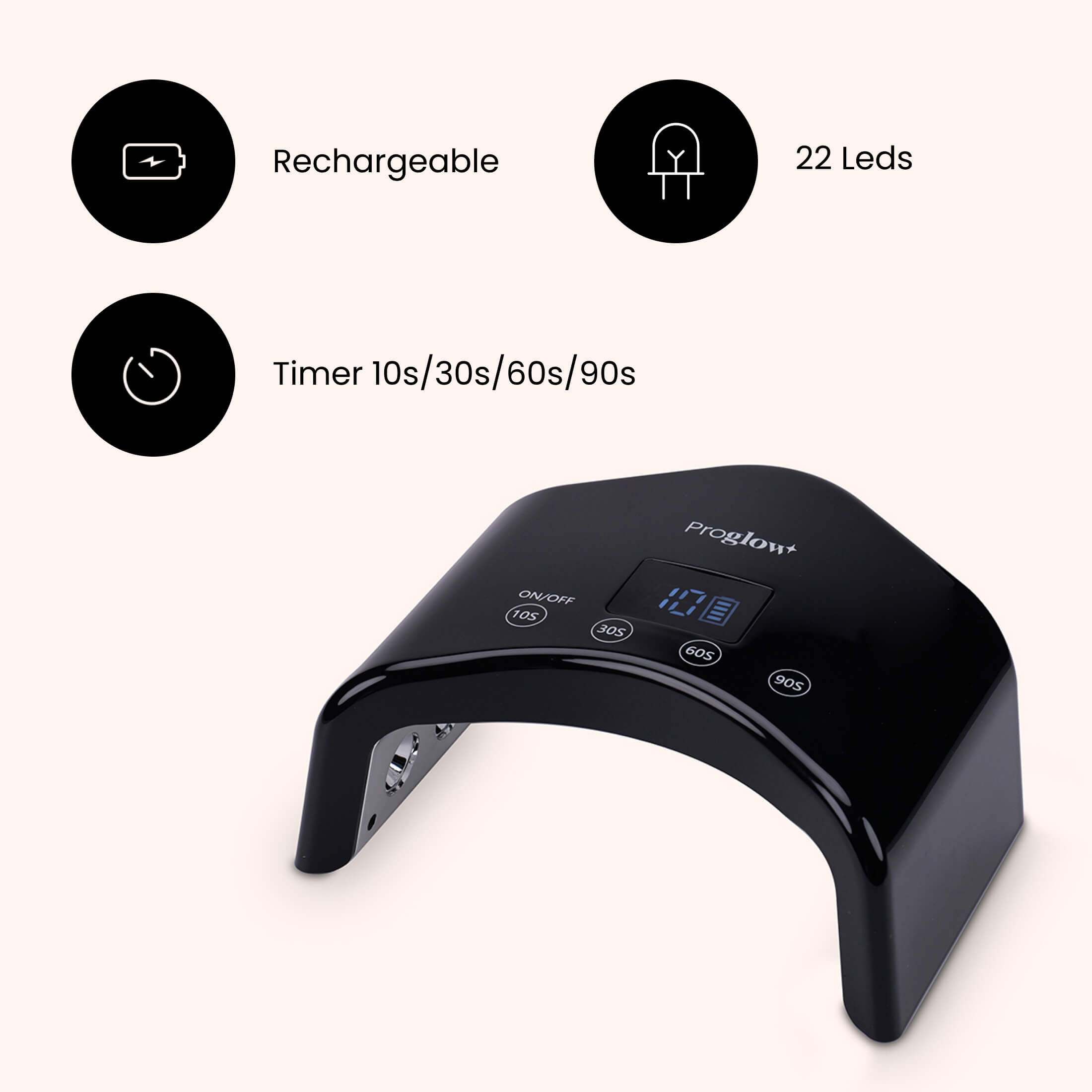 Proglow EasyGo UV/LED Lamp 24W - Kabellos
