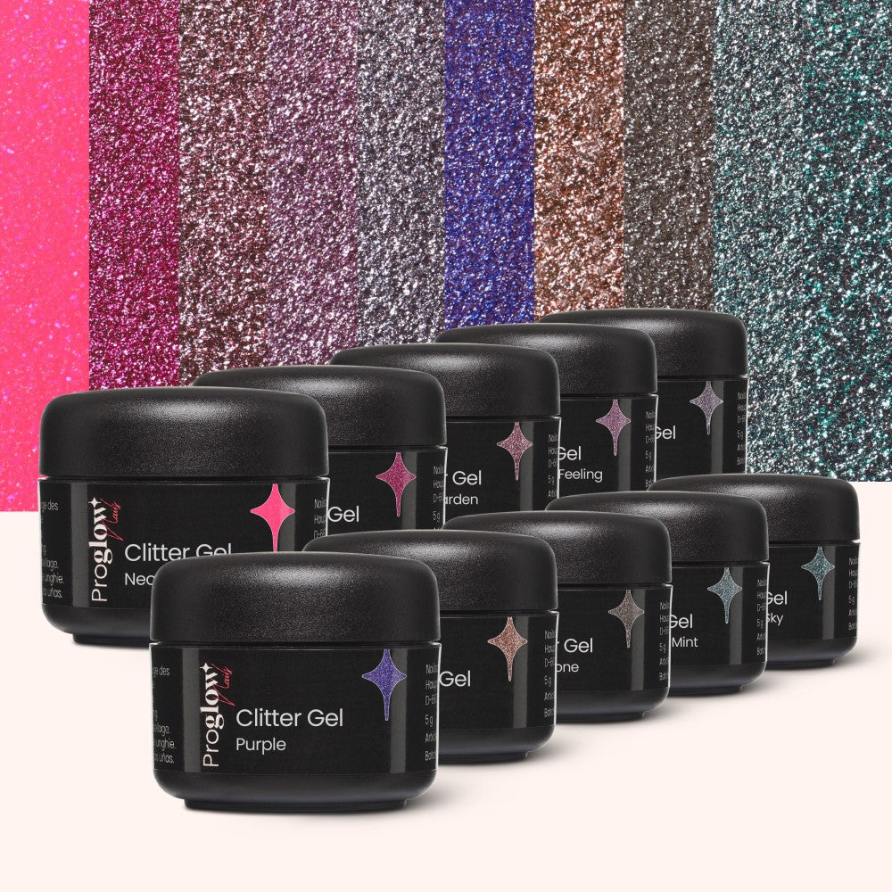 Color Gel Glitzer Set