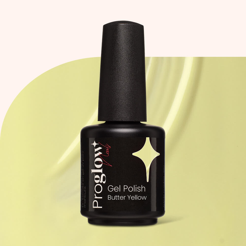 Gel Polish Shellac Butter Yellow
