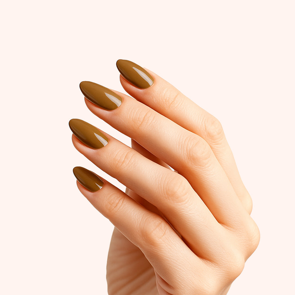 Gel Polish Shellac Spicy Caramel