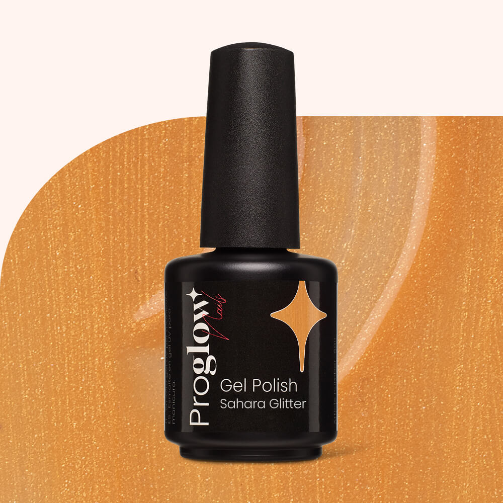 Gel Polish Shellac Sahara Glitter