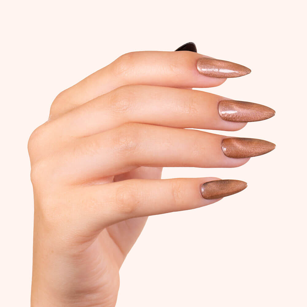 Gel Polish Shellac Cat Eye Topaz