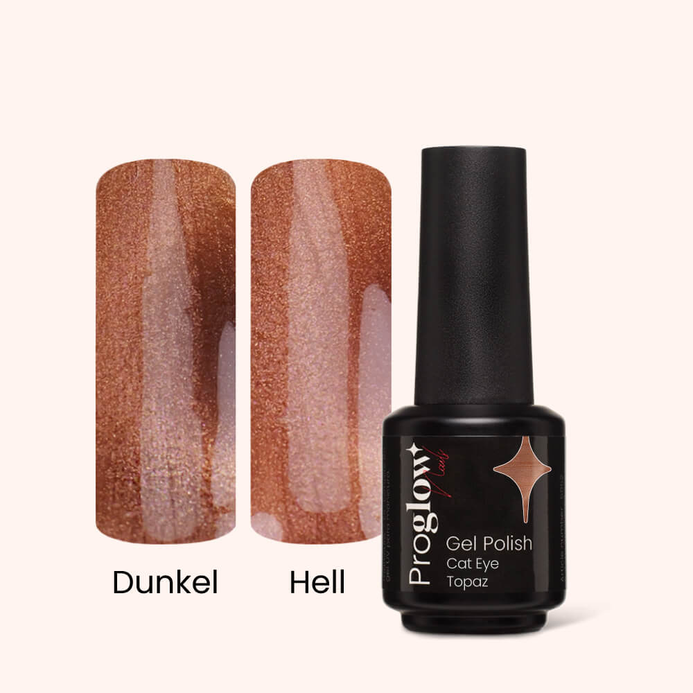 Gel Polish Shellac Cat Eye Topaz