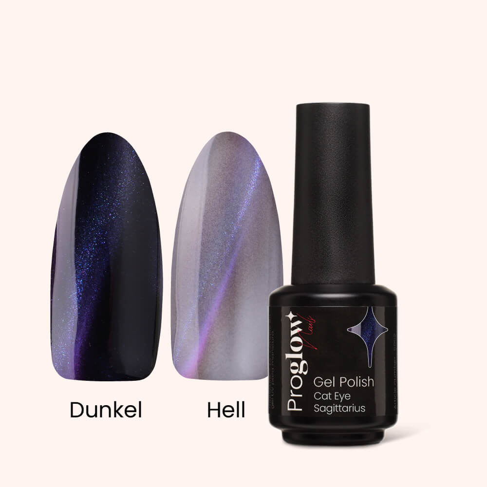Gel Polish Shellac Cat Eye Sagittarius