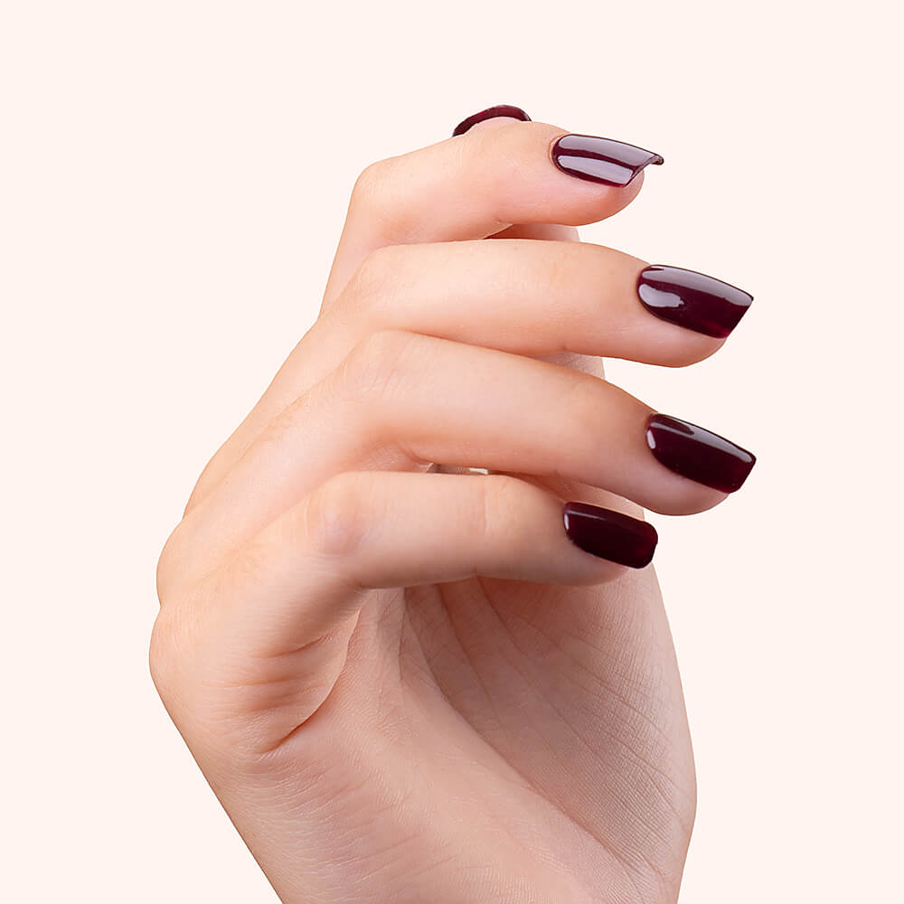 Gel Polish Shellac Crimson Plum