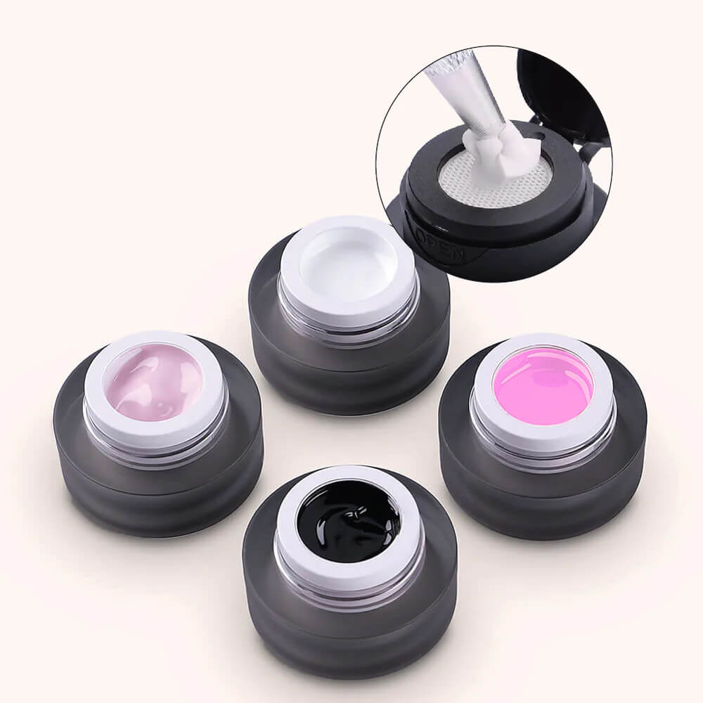 Ombré schellak in pot basisset