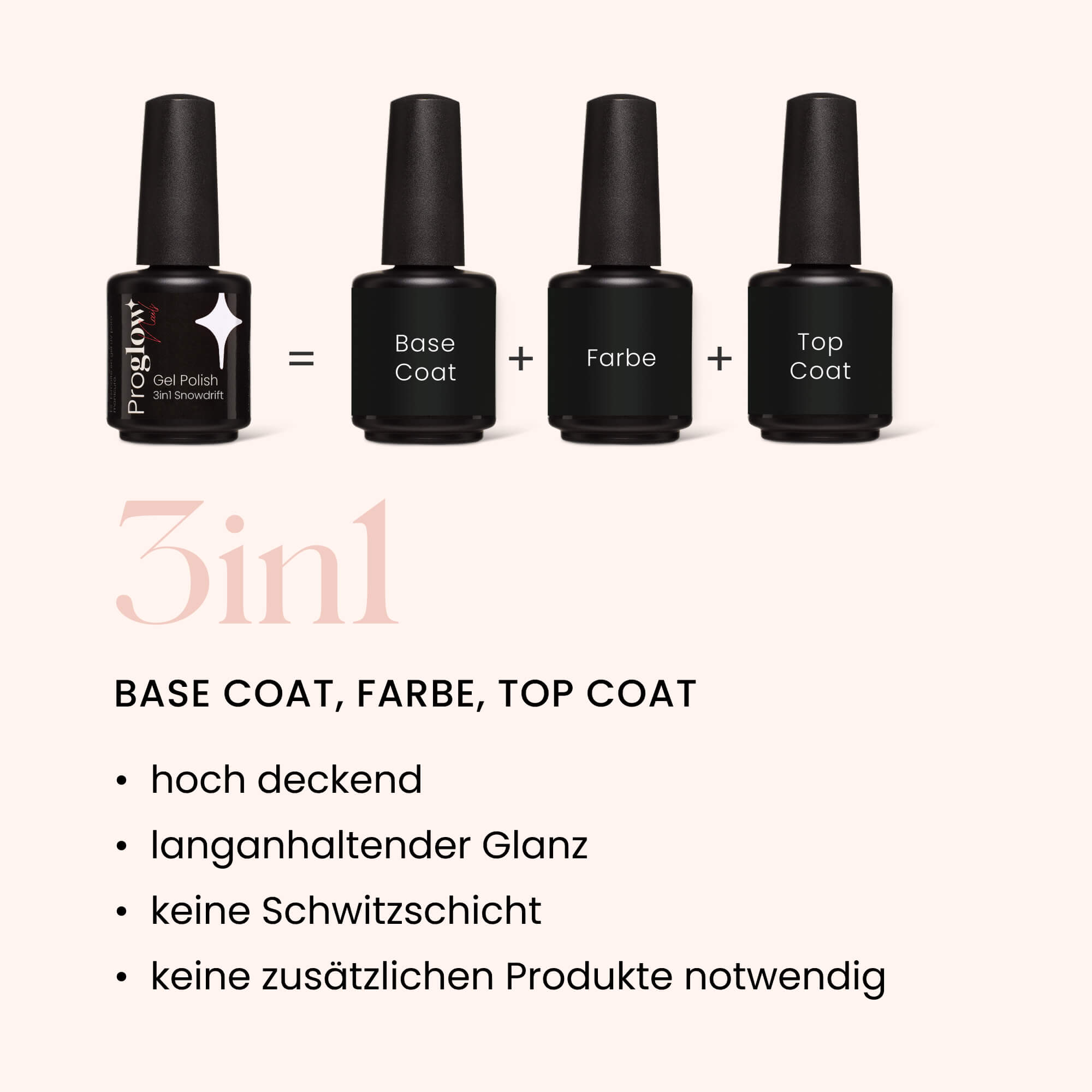 Gel Polish Shellac 3in1 No Wipe Snowdrift