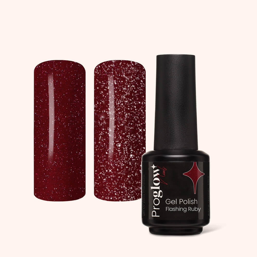 Gel Polish Gellak Flashing Ruby