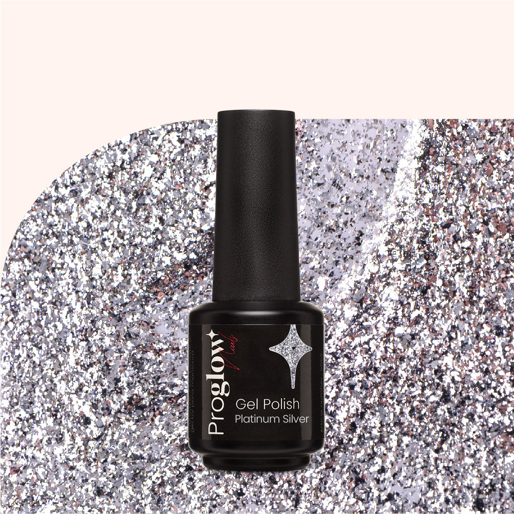 Gel Polish Gellak Platinum Silver