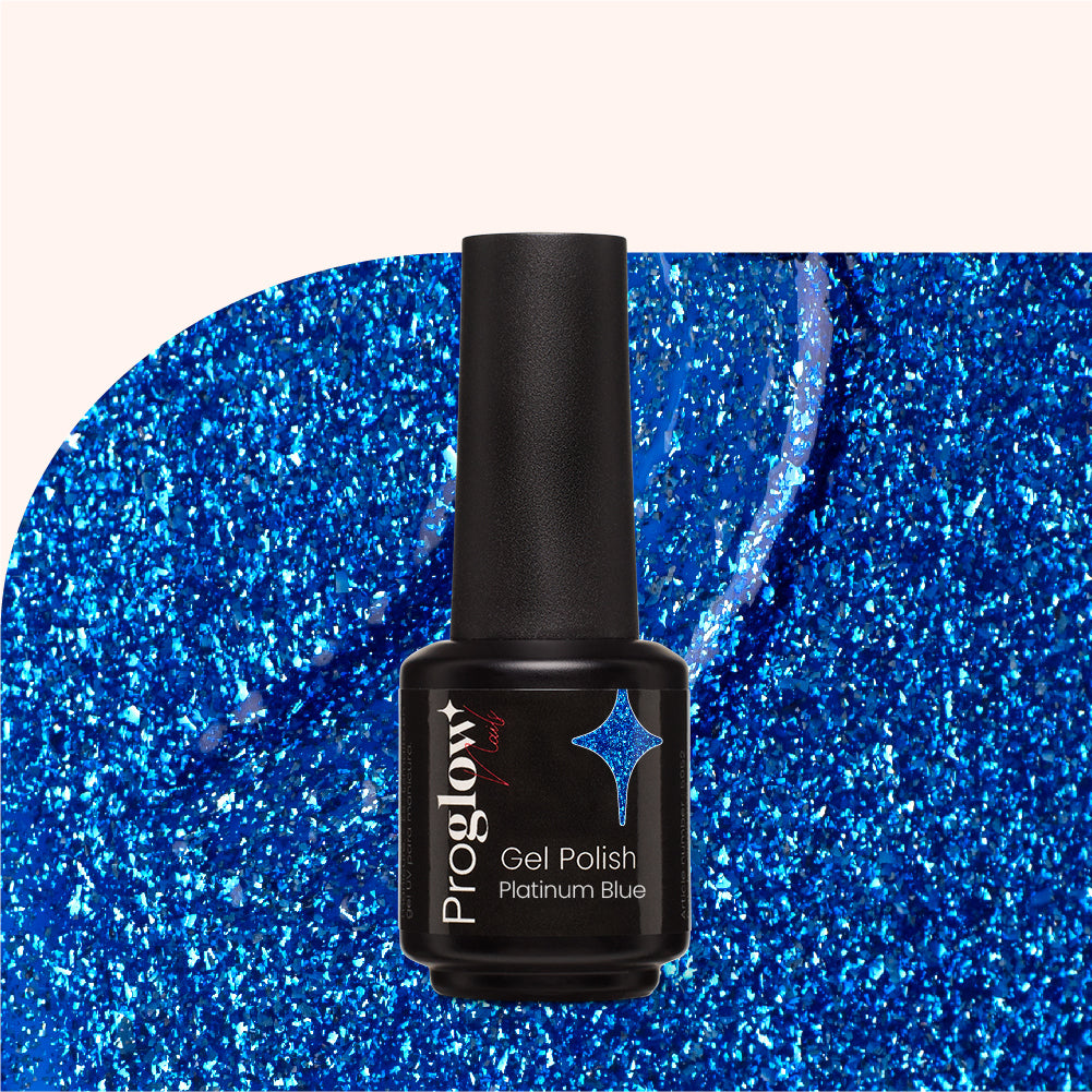 Gel Polish Gellak Platinum Blue