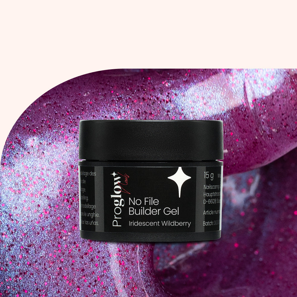 No File Builder Gel Iridescent Wildberry