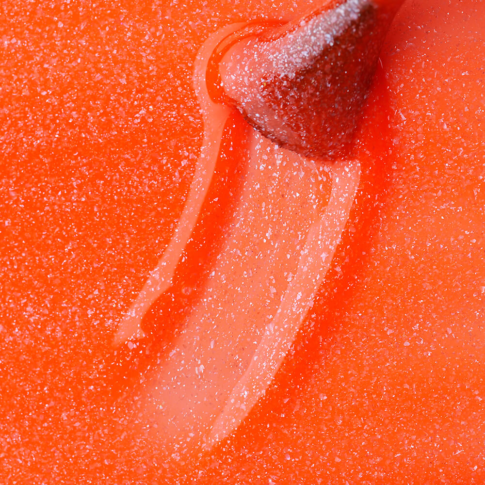 Gel Polish Shellac Coral Sparkle