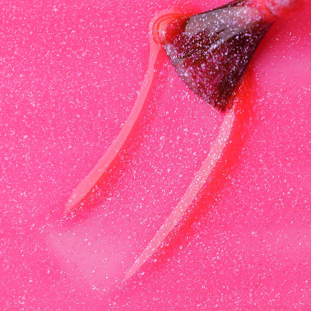 Gel Polish Shellac Flamingo Sparkle
