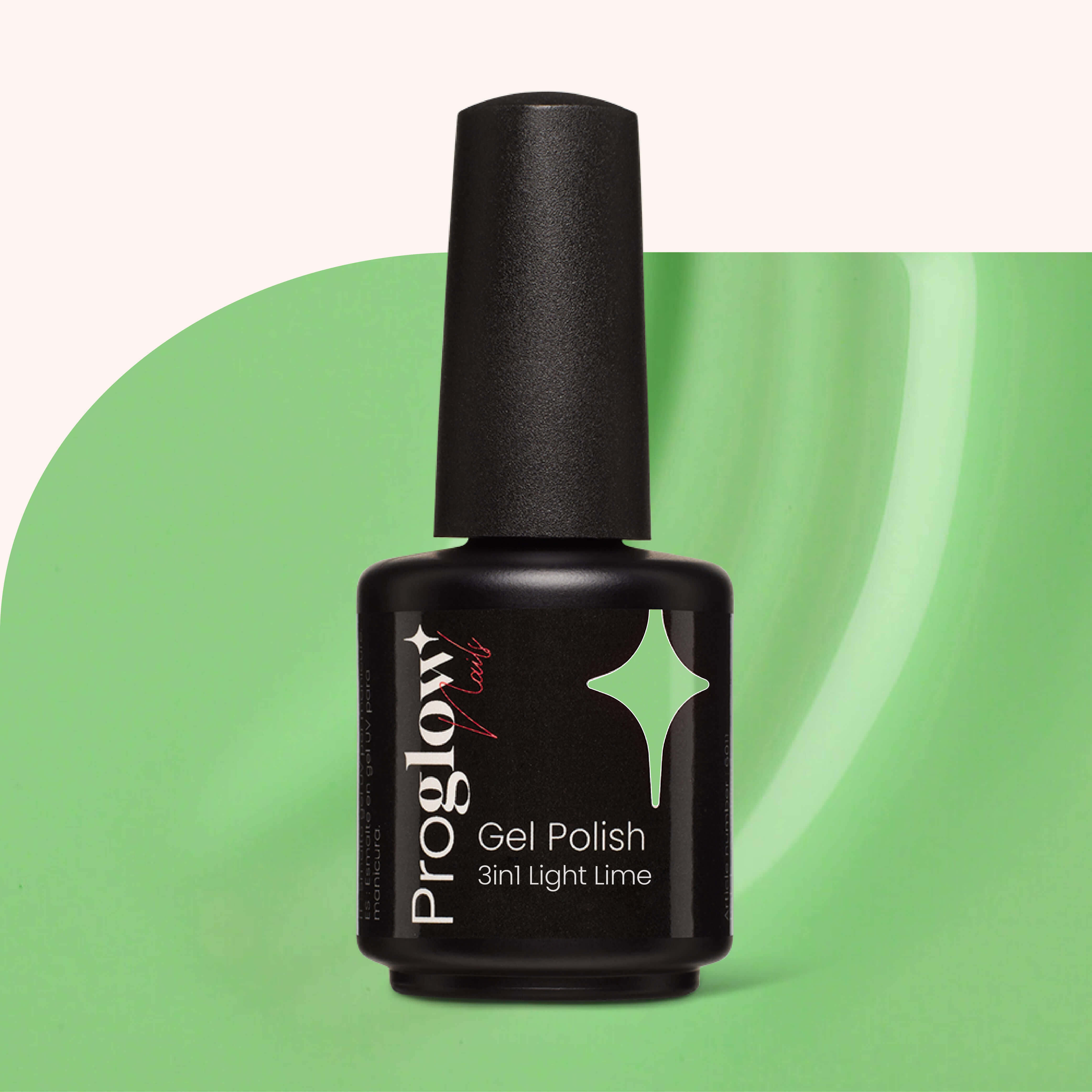 Gel Polish Gellak 3-in-1 No Wipe Light Lime