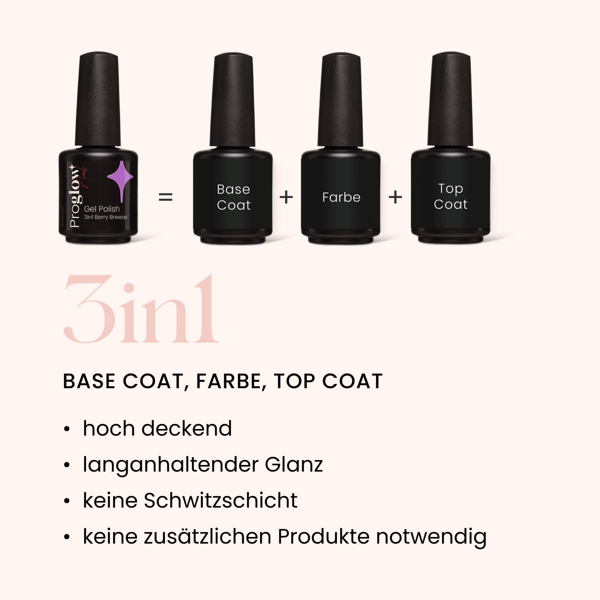 Gel Polish Gellak 3in1 No Wipe Berry Breeze
