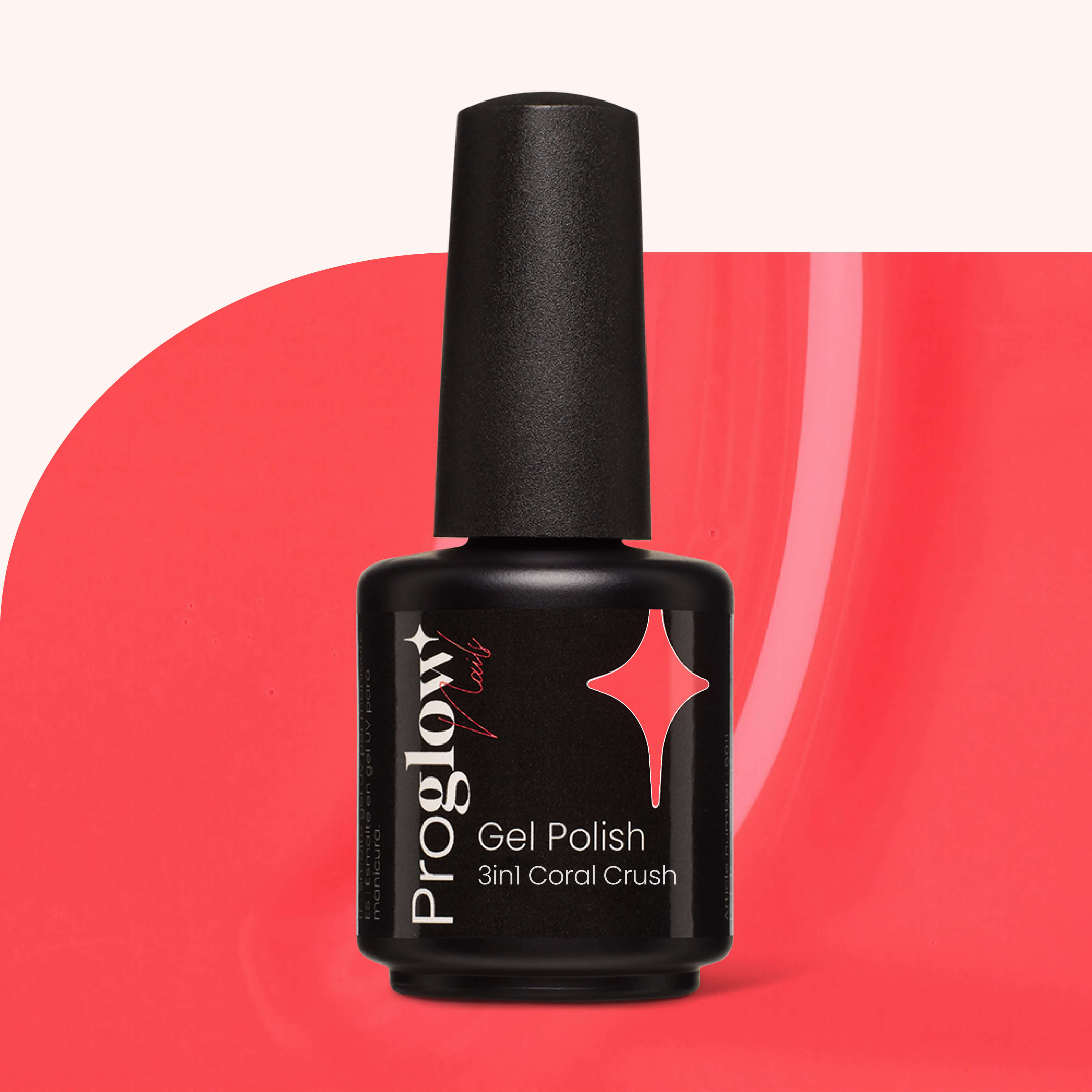 Gel Polish Shellac 3in1 No Wipe Coral Crush