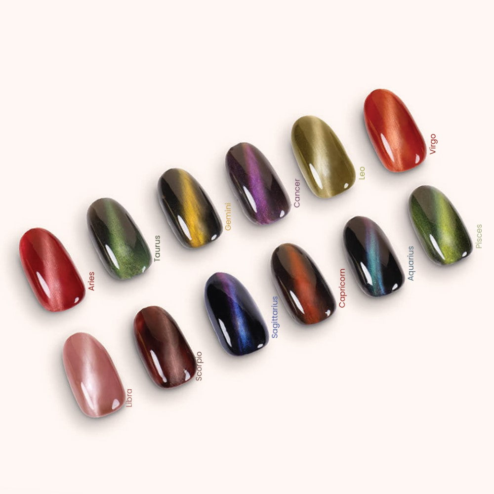 Gel Polish Shellac Cat Eye Capricorn
